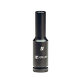 Capri Tools 1/4 in Drive 5 mm 6-Point Metric Deep Impact Socket CP51205